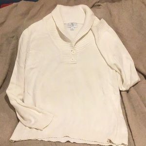 Cream sweater ladies xl beautiful